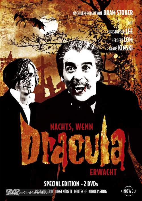Nachts, wenn Dracula erwacht - German DVD movie cover