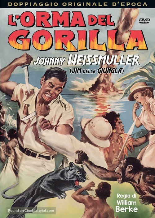 Mark of the Gorilla - Italian DVD movie cover