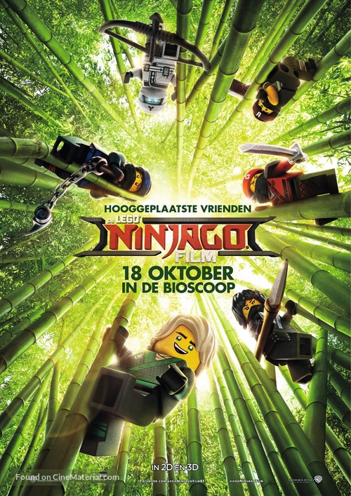 The Lego Ninjago Movie - Belgian Movie Poster