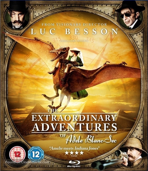 Les aventures extraordinaires d&#039;Ad&egrave;le Blanc-Sec - British Blu-Ray movie cover