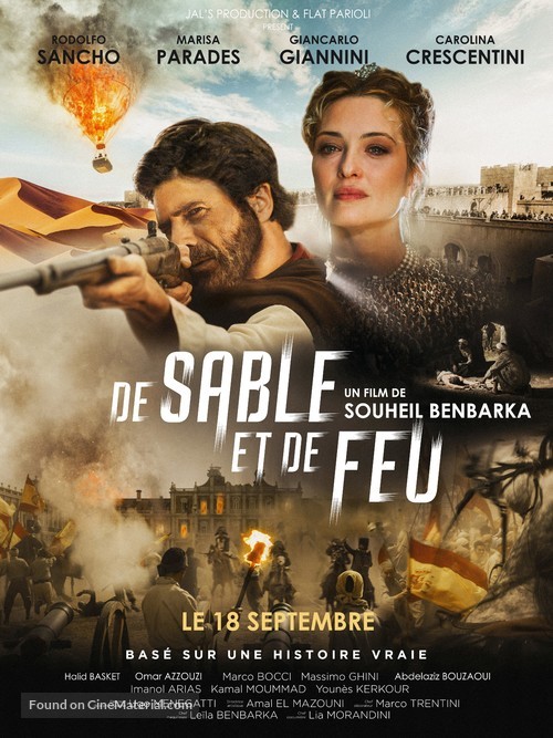 De Sable et de Feu - French Movie Poster