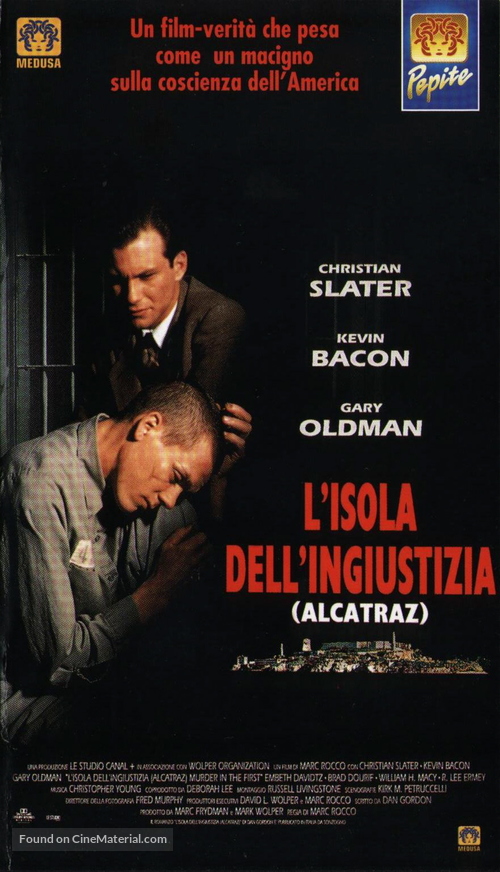 Murder in the First - Italian poster