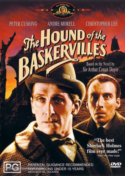 The Hound of the Baskervilles - Australian DVD movie cover