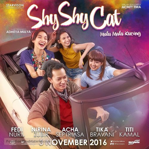 Shy Shy Cat - Indonesian Movie Poster