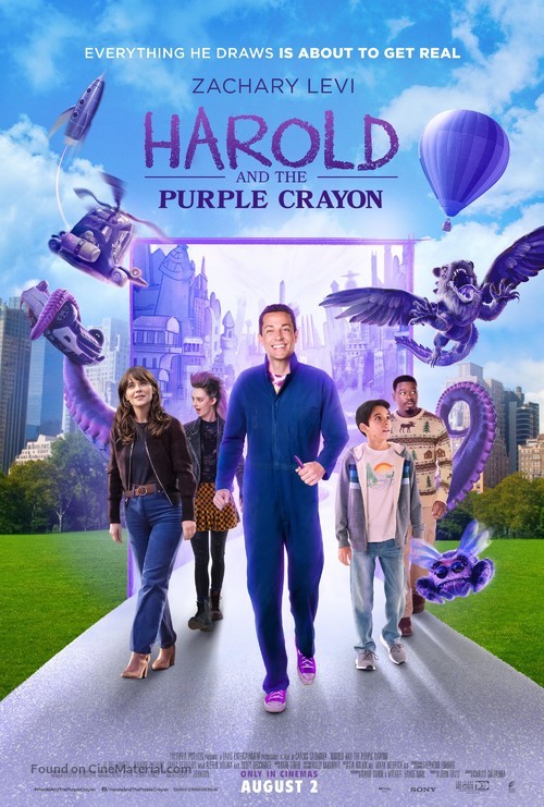 Harold and the Purple Crayon - British Movie Poster