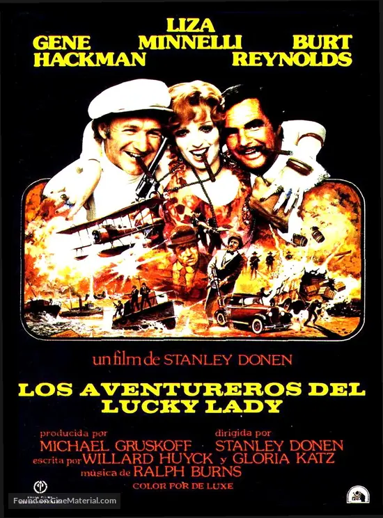 Lucky Lady - Spanish Movie Poster