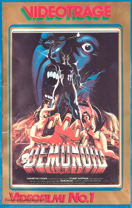 Demonoid, Messenger of Death - Finnish VHS movie cover