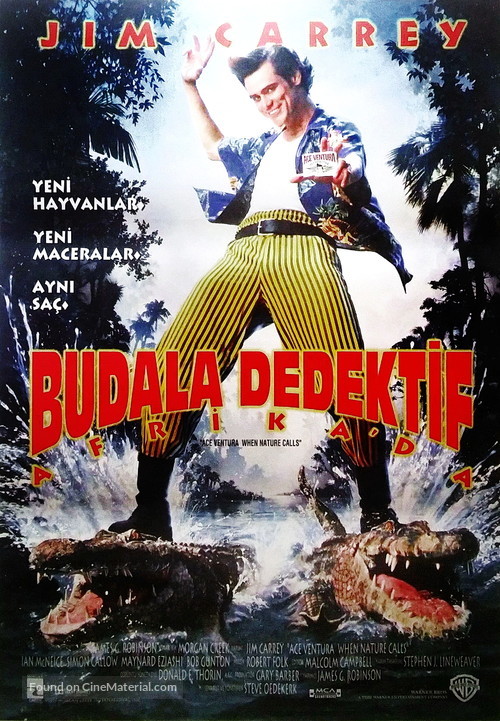 Ace Ventura: When Nature Calls - Turkish Movie Poster