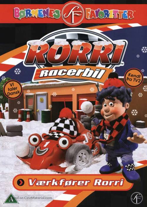 &quot;Roary the Racing Car&quot; - Danish DVD movie cover