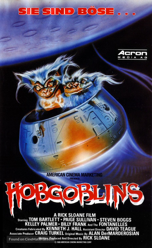 Hobgoblins - German VHS movie cover