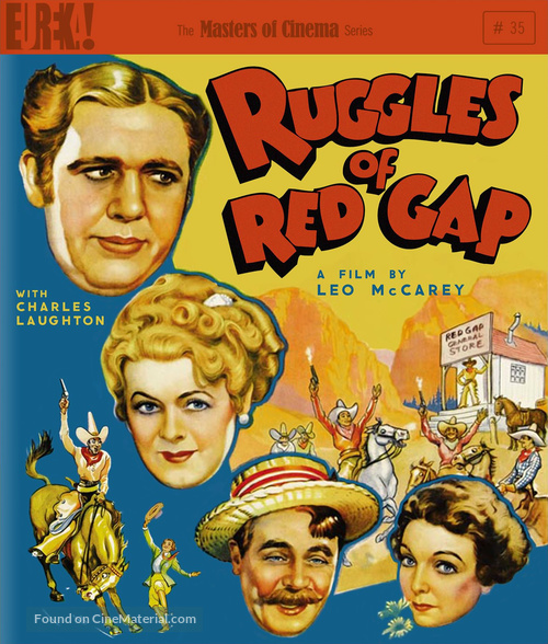 Ruggles of Red Gap - British Blu-Ray movie cover