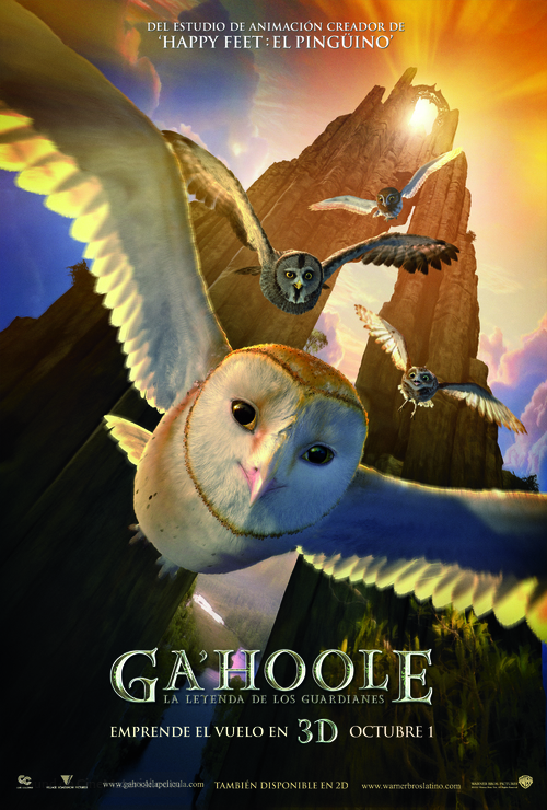 Legend of the Guardians: The Owls of Ga&#039;Hoole - Colombian Movie Poster