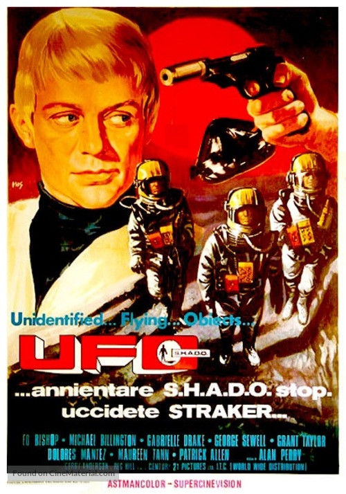 UFO... annientare S.H.A.D.O. stop. Uccidete Straker... - Italian Movie Poster