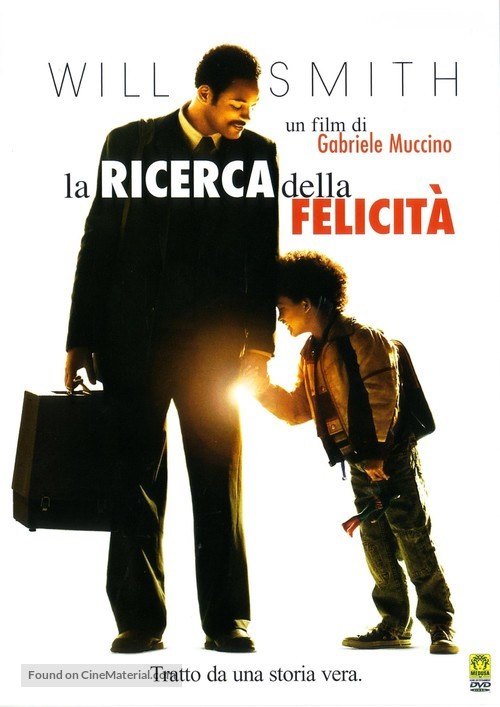 The Pursuit of Happyness - Italian DVD movie cover