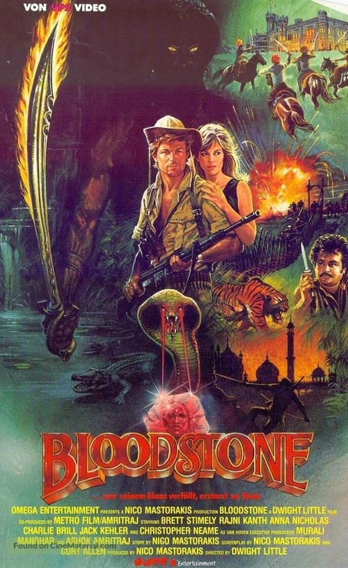 Bloodstone - German VHS movie cover