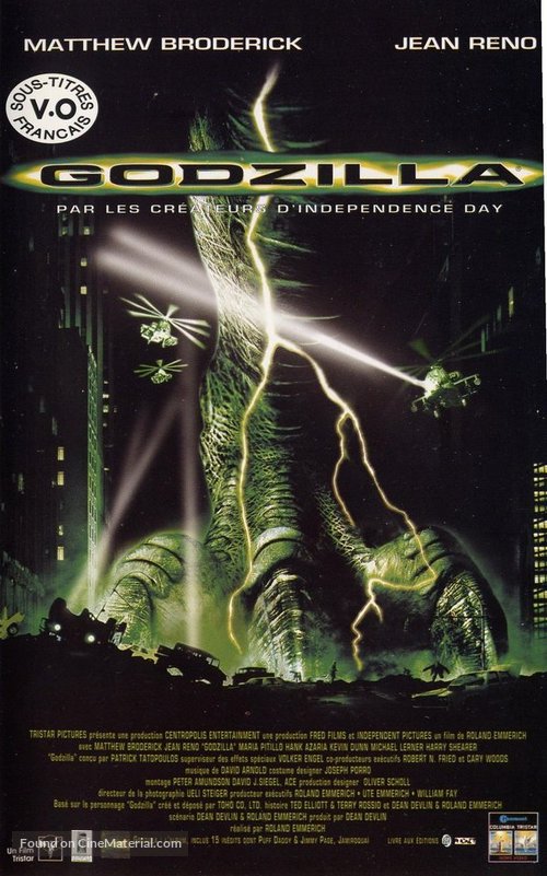 Godzilla - French Movie Cover