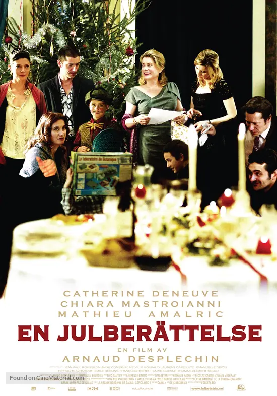 Image De Conte De Noel Un Conte De Noel 2008 Swedish Movie Poster Image De Conte De Noel Un Conte De Noel 2008 Swedish Movie Poster