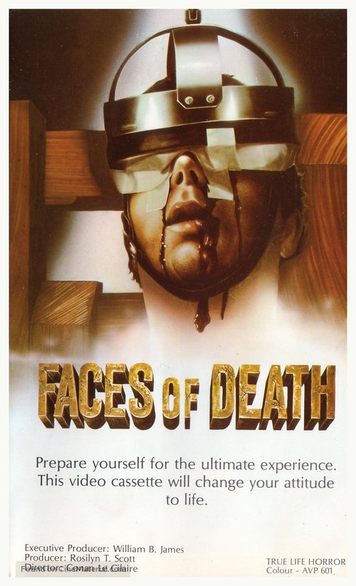 Faces Of Death - VHS movie cover