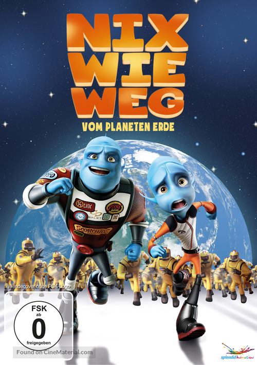 Escape from Planet Earth - German DVD movie cover