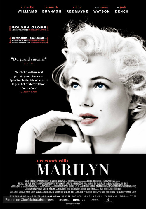 My Week with Marilyn - Swiss Movie Poster