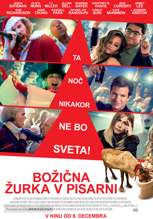 Office Christmas Party - Slovenian Movie Poster