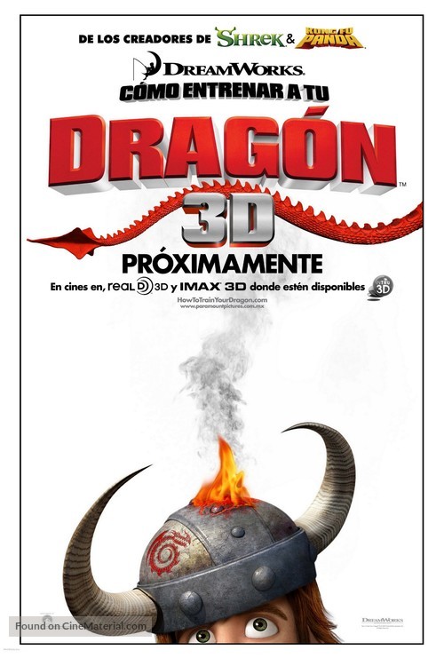 How to Train Your Dragon - Mexican Movie Poster