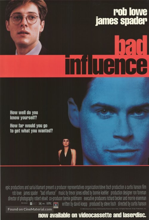 Bad Influence - Movie Poster