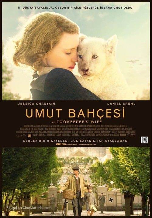 The Zookeeper&#039;s Wife - Turkish Movie Poster