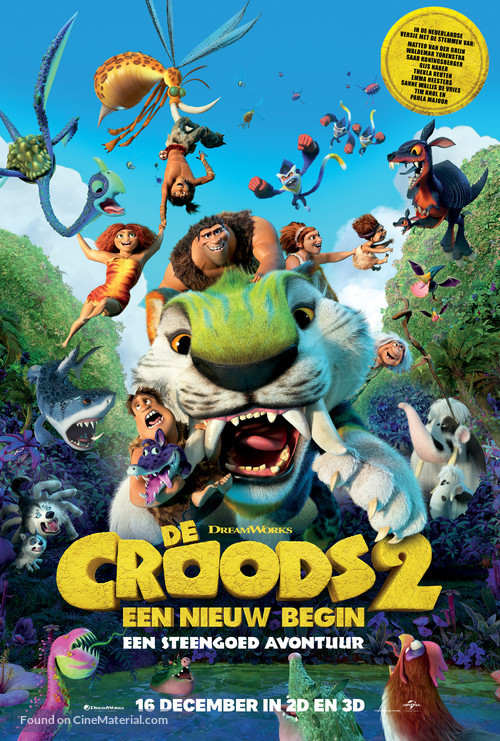 The Croods: A New Age - Dutch Movie Poster