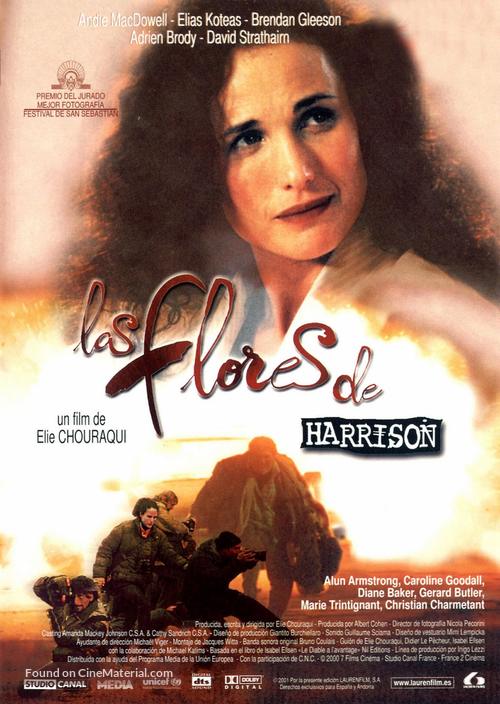 Harrison&#039;s Flowers - Spanish Movie Poster