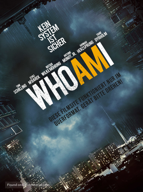 Who Am I - Kein System ist sicher - German Movie Poster