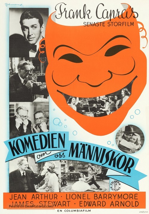 You Can&#039;t Take It with You - Swedish Movie Poster