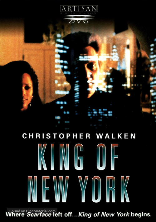 King of New York - DVD movie cover