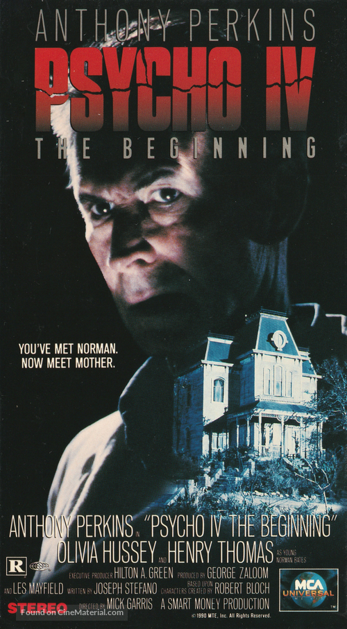 Psycho IV: The Beginning - Movie Cover