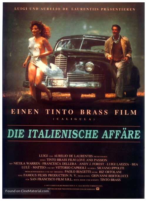 Capriccio - German Movie Poster