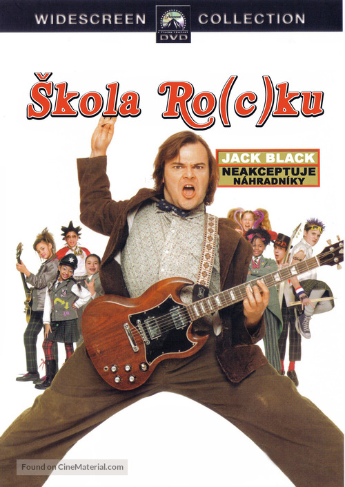 The School of Rock - Czech DVD movie cover