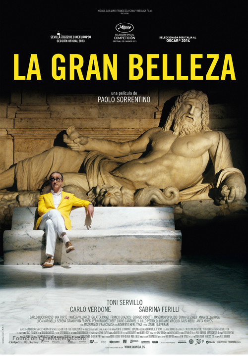 La grande bellezza - Spanish Movie Poster