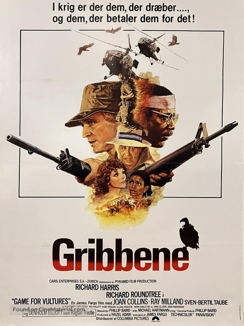 Game for Vultures - Danish Movie Poster