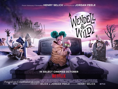 Wendell and Wild - Canadian Movie Poster