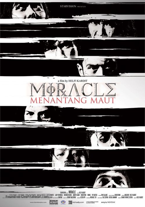 Miracle: Menantang Maut - Indonesian Movie Poster
