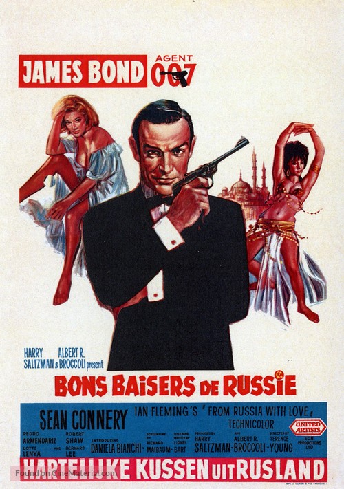 From Russia with Love - Belgian Movie Poster