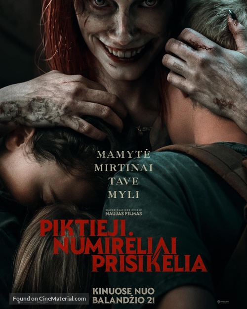 Evil Dead Rise - Lithuanian Movie Poster
