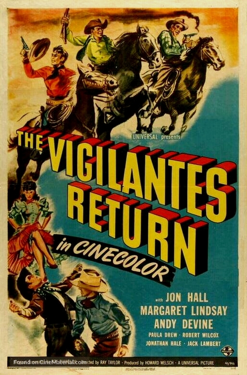 The Vigilantes Return - Movie Poster