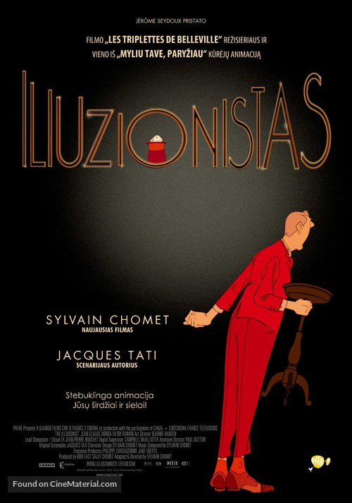 L&#039;illusionniste - Lithuanian Movie Poster