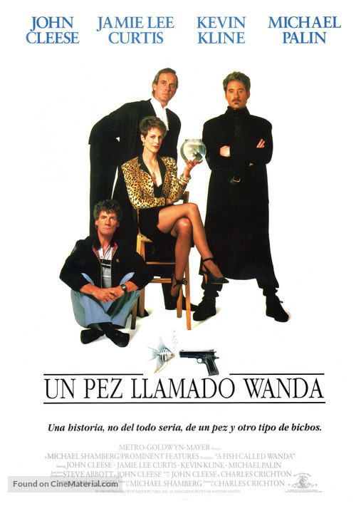 A Fish Called Wanda - Spanish Movie Poster