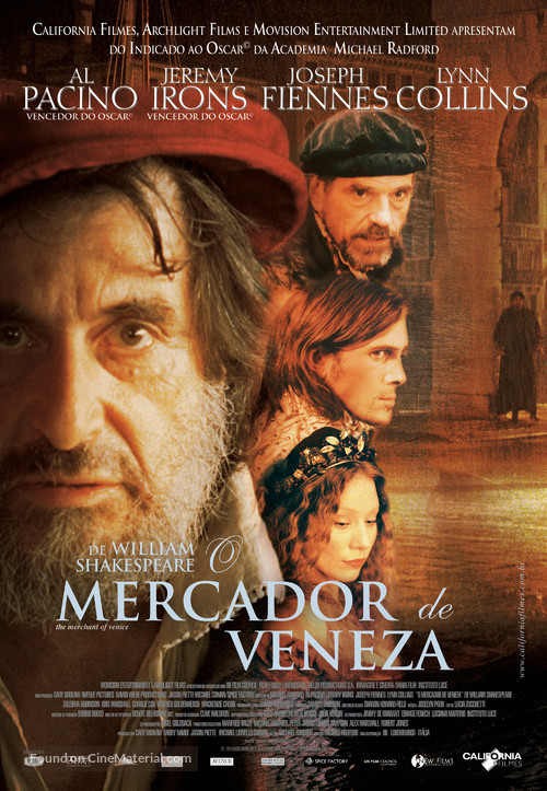 The Merchant of Venice - Brazilian Movie Poster