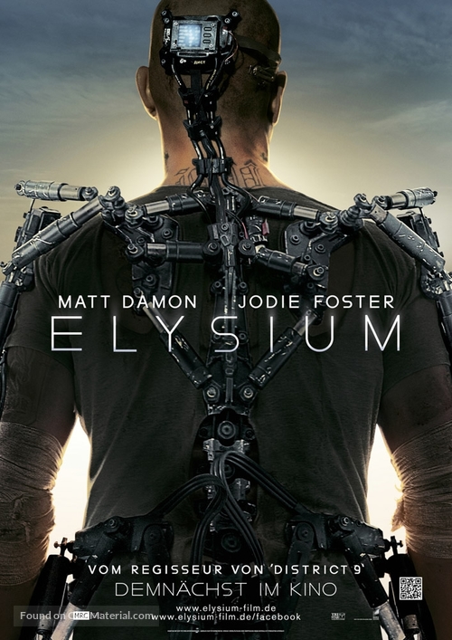 Elysium - German Movie Poster