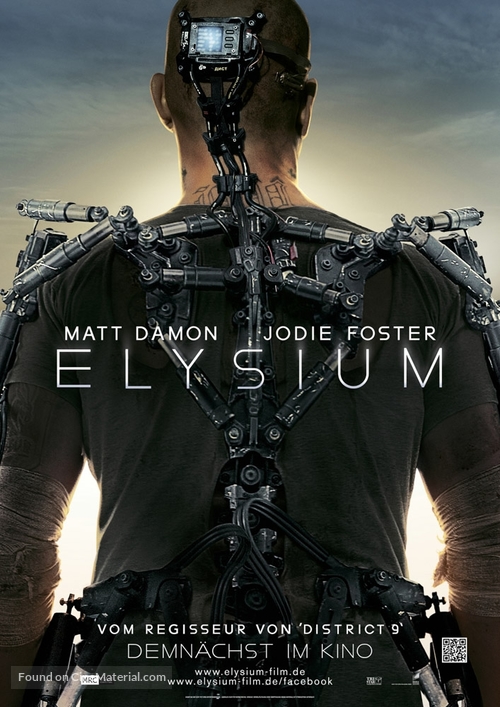 Elysium - German Movie Poster
