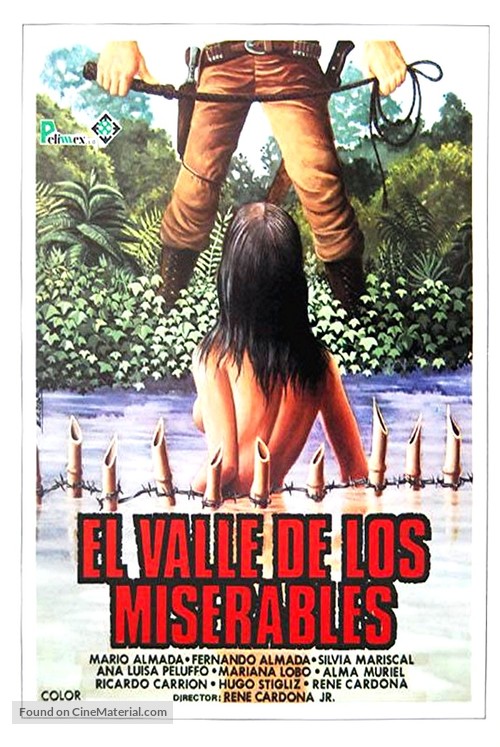 El valle de los miserables - Spanish Movie Poster