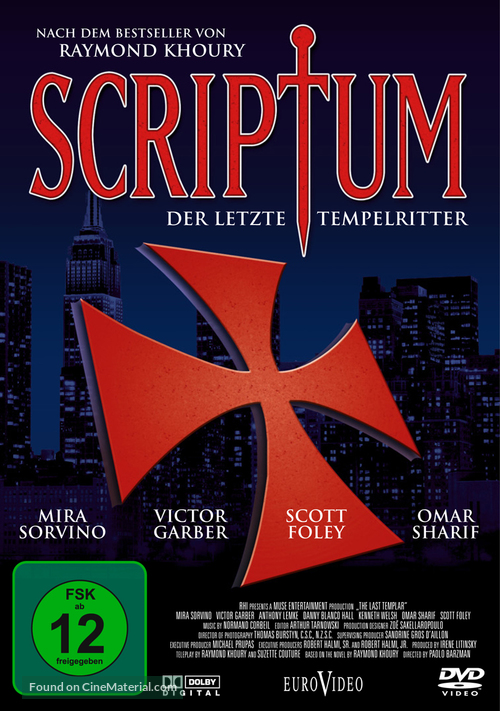 &quot;The Last Templar&quot; - German Movie Cover